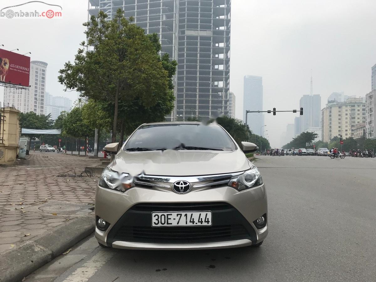 Toyota Vios 1.5G 2017 - Bán xe cũ Toyota Vios đời 2017, màu vàng