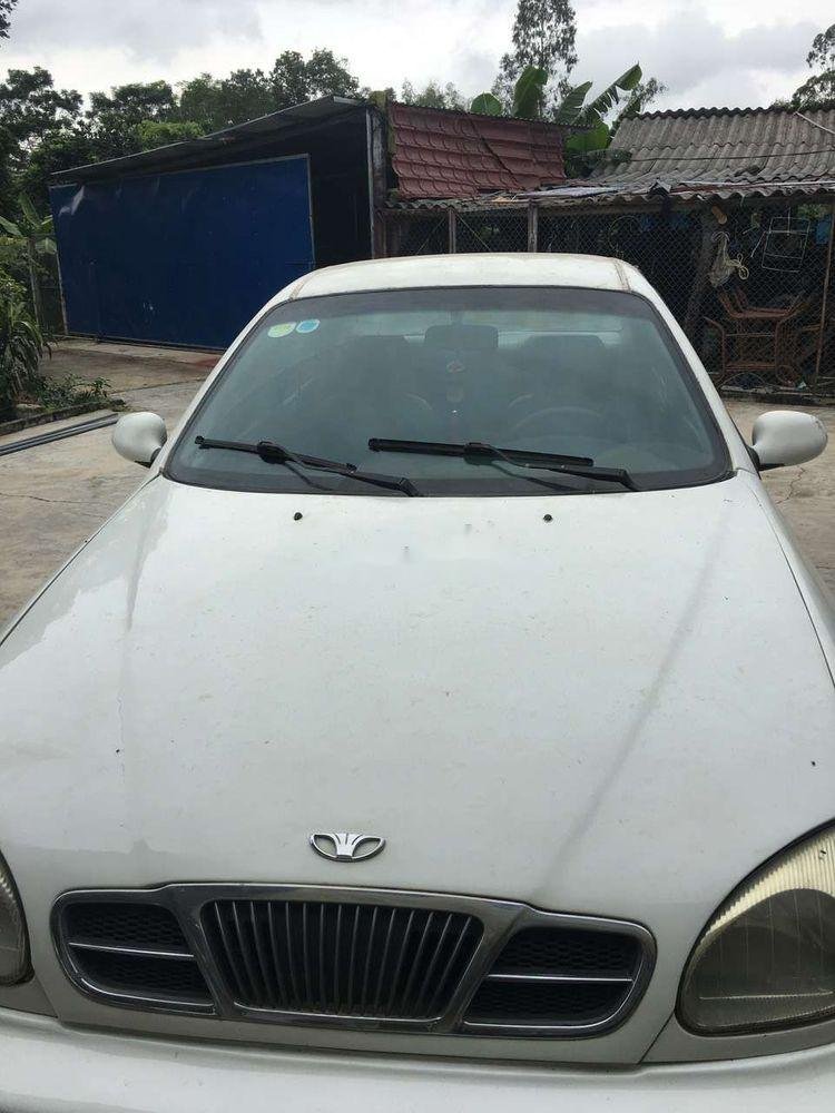 Daewoo Lanos   2002 - Cần bán lại xe Daewoo Lanos sản xuất năm 2002, màu trắng