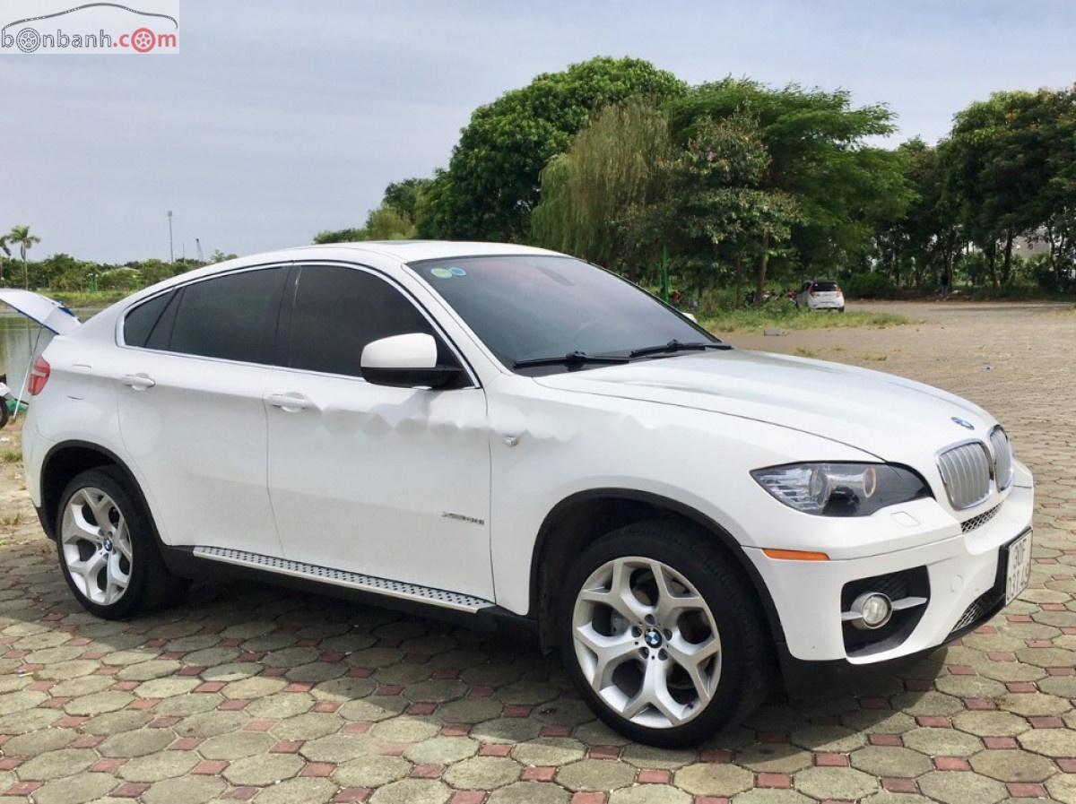 BMW X6 xDrive50i 2009 - Bán xe BMW X6 xDrive50i đời 2009, màu trắng, xe nhập