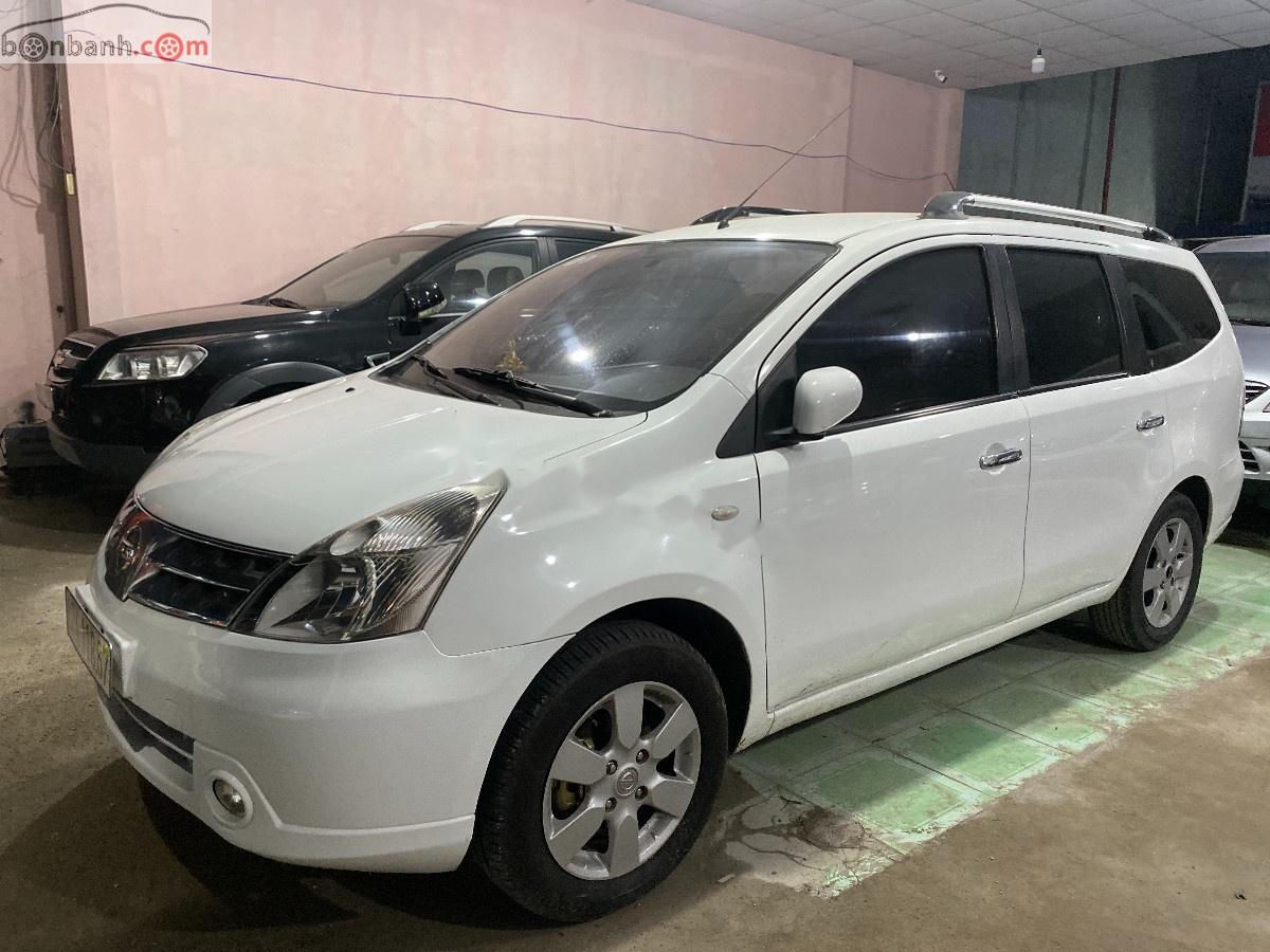 Nissan Grand livina 1.8 AT 2012 - Bán Nissan Grand livina 1.8 AT 2012, màu trắng