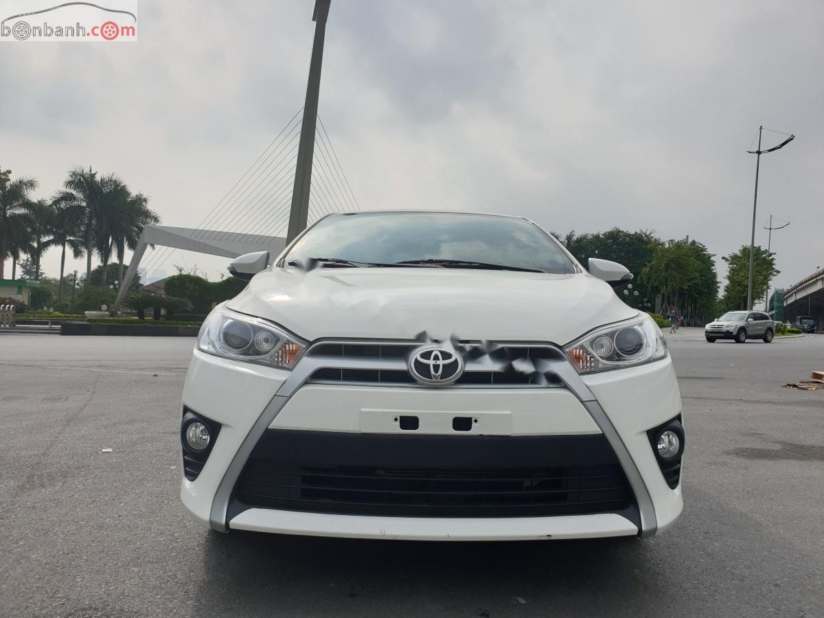 Toyota Yaris 1.3G 2014 - Cần bán xe Toyota Yaris 1.3G sản xuất 2014, màu trắng, xe nhập