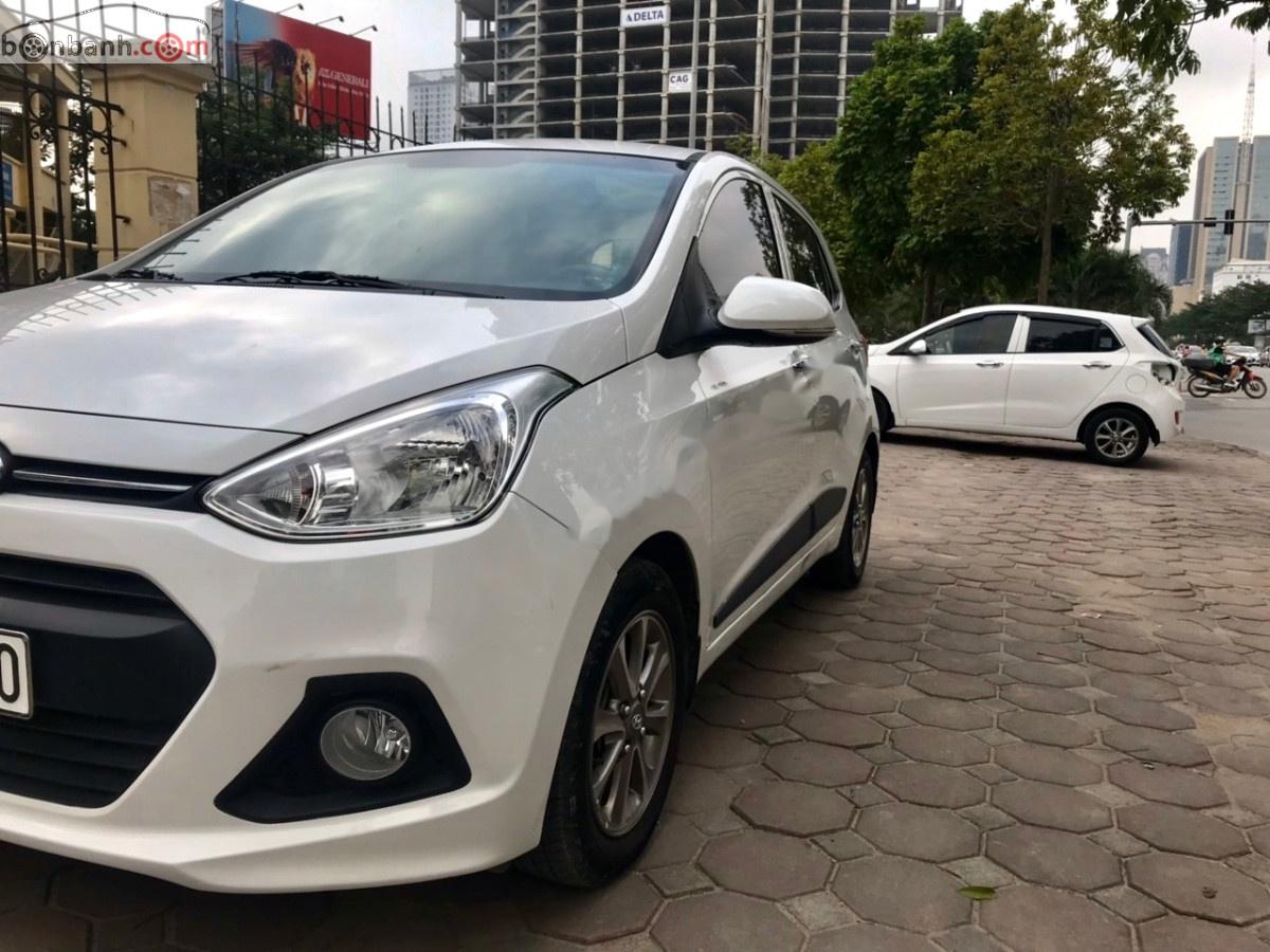 Hyundai Grand i10 2017 - Cần bán xe Hyundai Grand i10 1.2 MT đời 2017, màu trắng, xe nhập