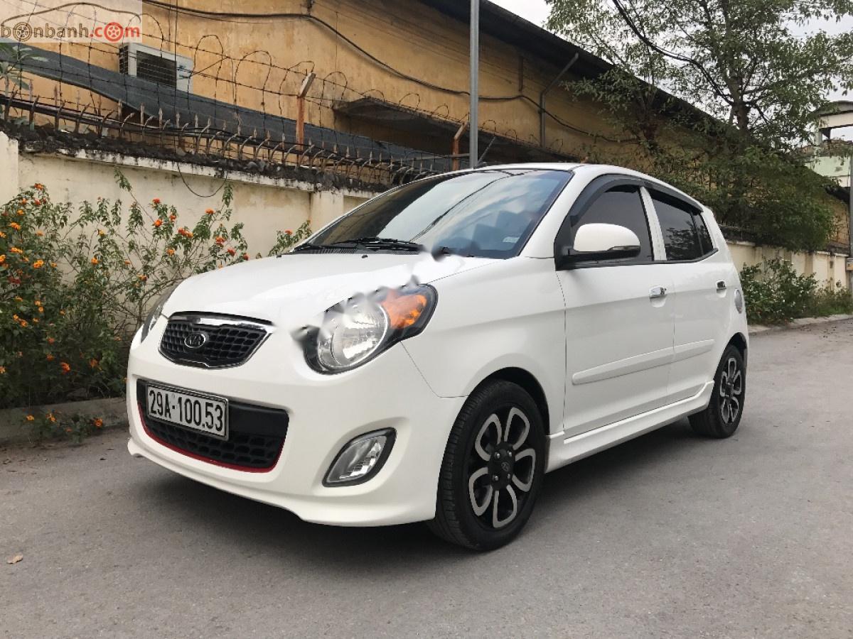 Kia Morning   2010 - Cần bán Kia Morning SLX đời 2010, màu trắng, nhập khẩu  