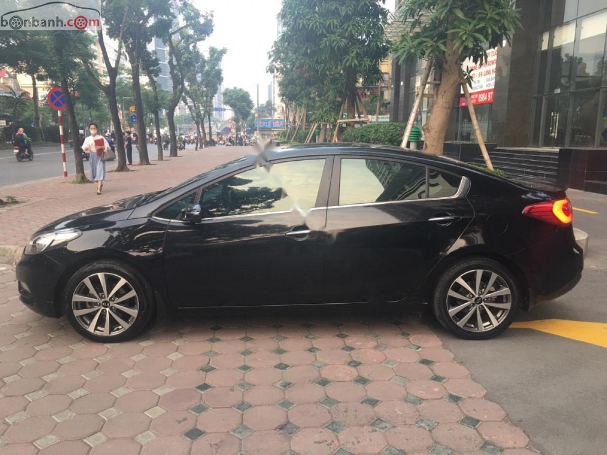 Kia K3   2014 - Cần bán Kia K3 1.6 AT đời 2014, màu đen, giá chỉ 470 triệu