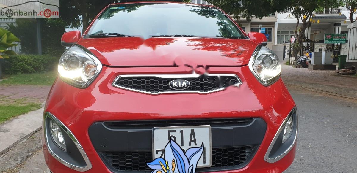 Kia Picanto   2014 - Bán Kia Picanto S 1.25 AT đời 2014, màu đỏ, số tự động