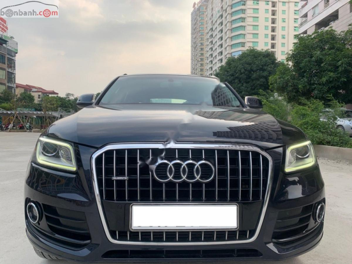 Audi Q5 2014 - Bán xe Audi Q5 2.0 AT năm 2014, màu xanh lam, nhập khẩu  