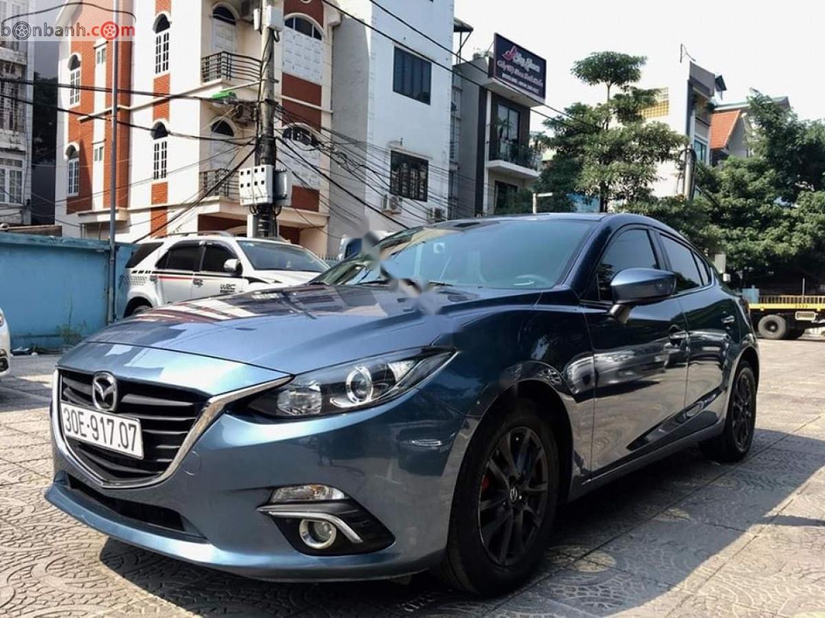 Mazda 3 1.5 AT 2015 - Xe Mazda 3 1.5 AT đời 2015, màu xanh lam, giá chỉ 545 triệu