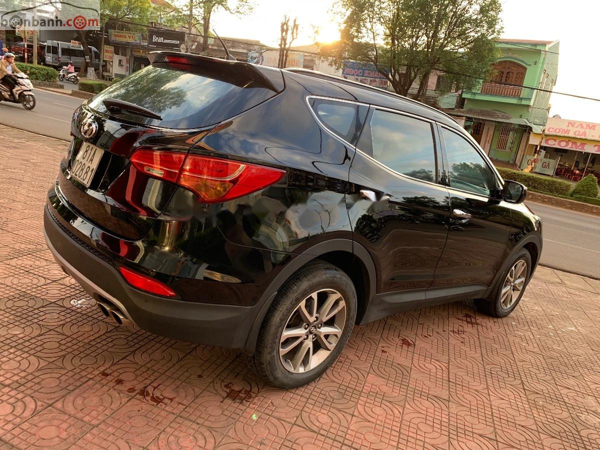 Hyundai Santa Fe 2012 - Bán Hyundai Santa Fe đời 2012, màu đen, nhập khẩu, giá tốt