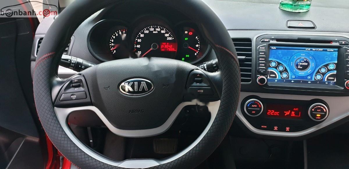 Kia Picanto   2014 - Bán Kia Picanto S 1.25 AT đời 2014, màu đỏ, số tự động