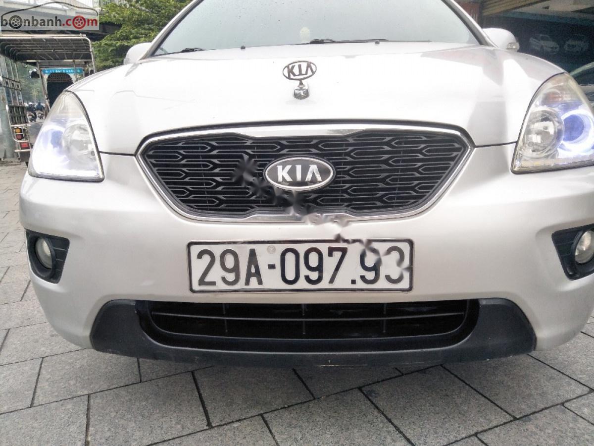 Kia Carens   2011 - Bán ô tô Kia Carens SXAT năm 2011, màu bạc, số tự động