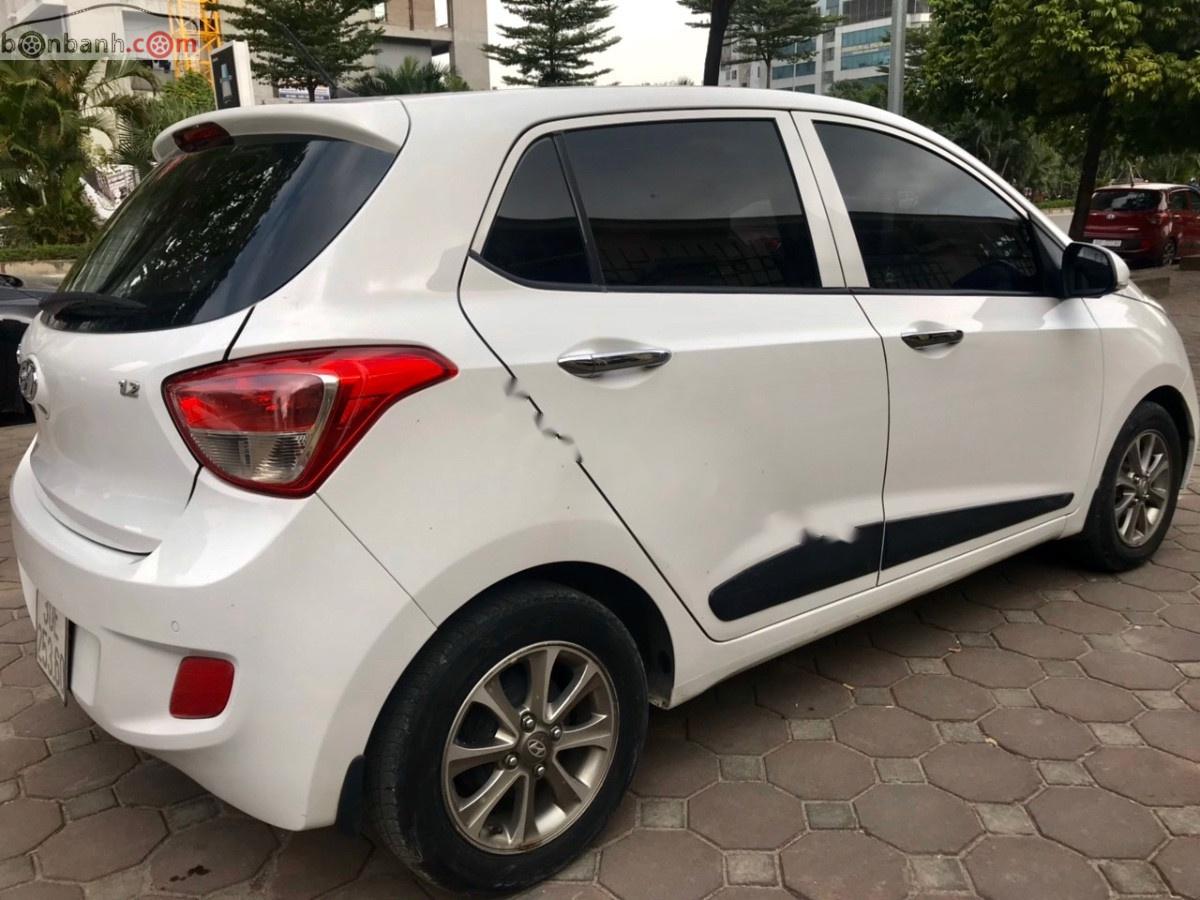 Hyundai Grand i10 2017 - Cần bán xe Hyundai Grand i10 1.2 MT đời 2017, màu trắng, xe nhập