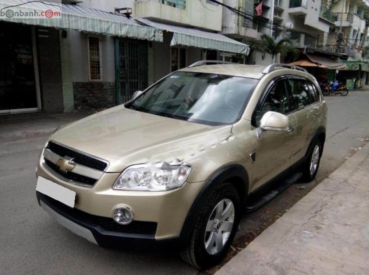 Chevrolet Captiva   2007 - Bán Chevrolet Captiva LTZ 2.4 AT đời 2007, màu vàng, chính chủ