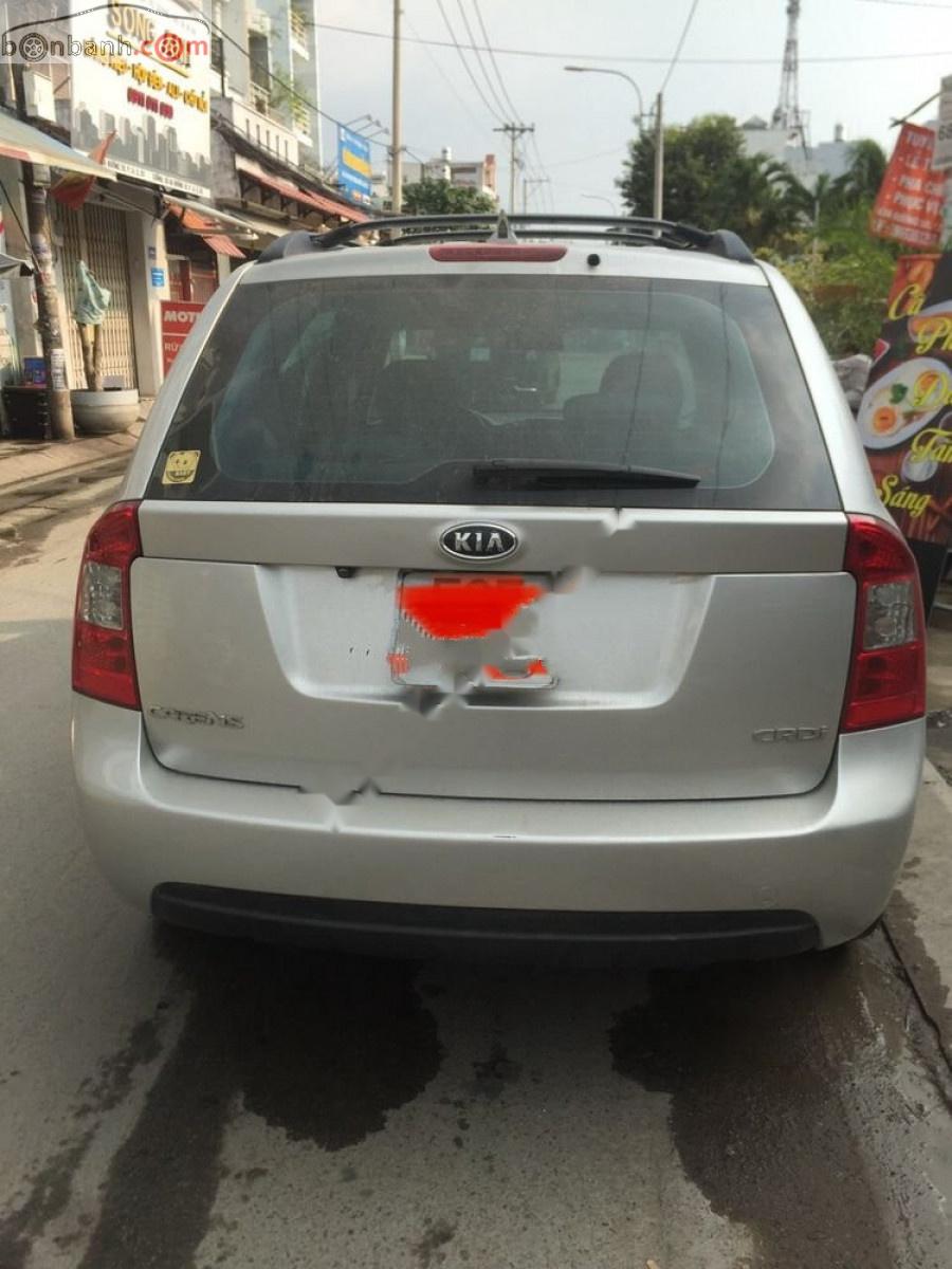 Kia Carens   2008 - Bán Kia Carens CRDi 2.0 AT 2008, màu bạc, nhập khẩu, số tự động 