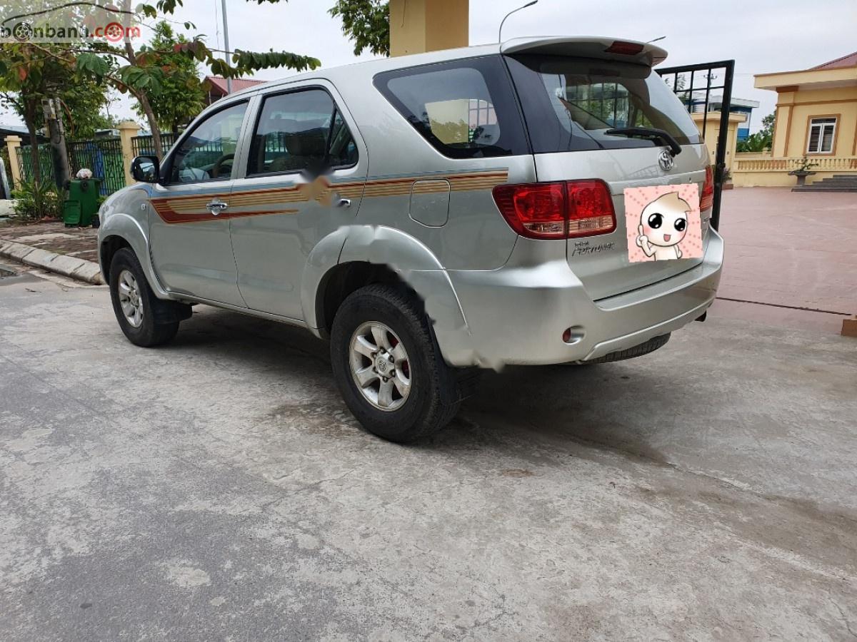 Toyota Fortuner SR5 2.7 AT 2008 - Bán Toyota Fortuner SR5 2.7 AT năm 2008, màu bạc, xe nhập số tự động, giá 380tr