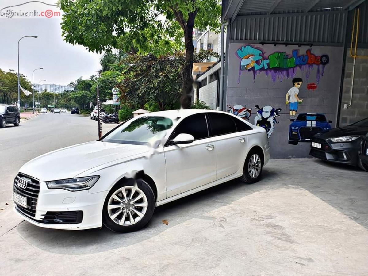 Audi A6   2016 - Bán Audi A6 2.0 TFSI sản xuất năm 2016, màu trắng, nhập khẩu