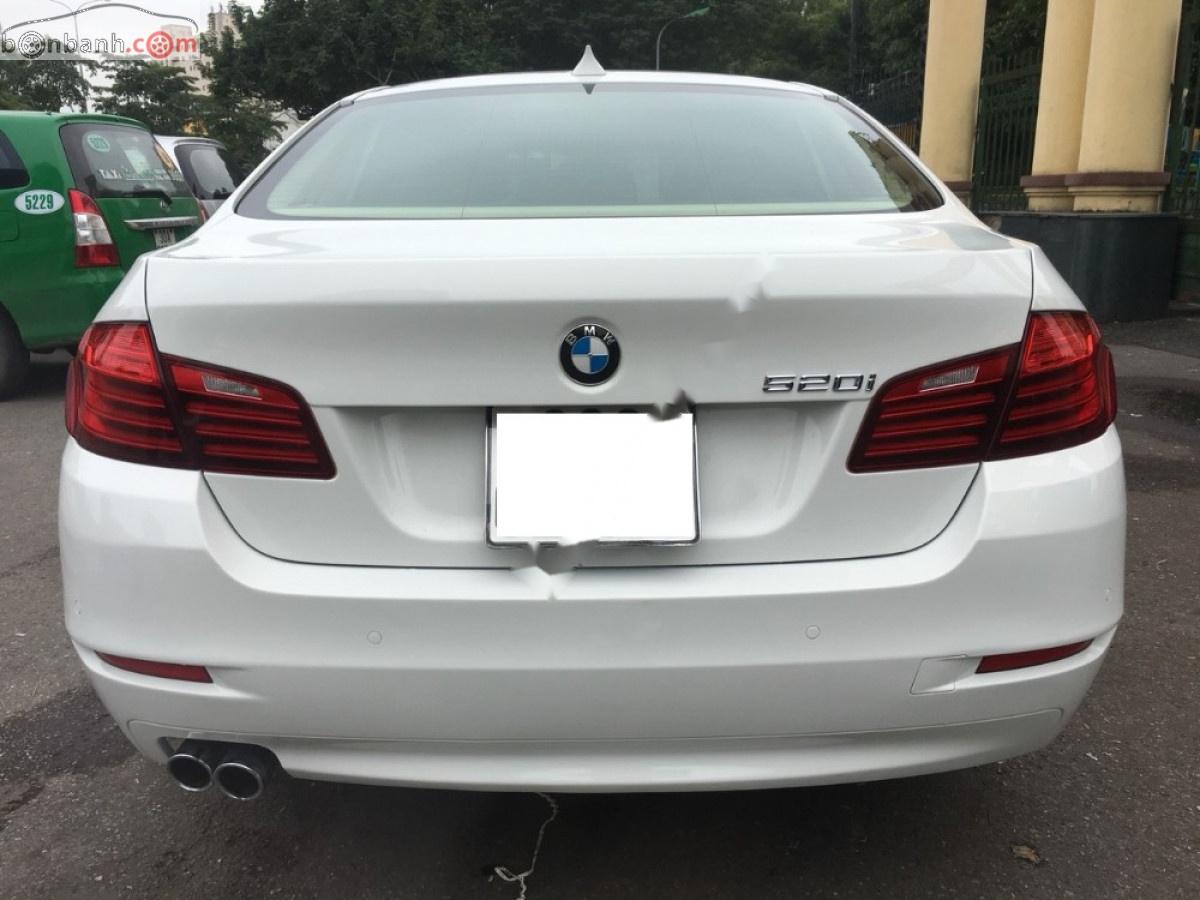 BMW 5 Series   2014 - Bán BMW 520i sản xuất 2014, màu trắng, nhập khẩu  