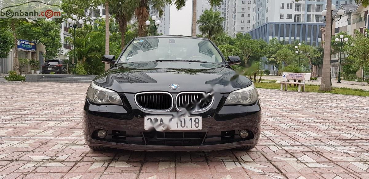 BMW 5 Series 525i 2006 - Cần bán lại xe BMW 5 Series 525i đời 2006, màu đen, nhập khẩu  