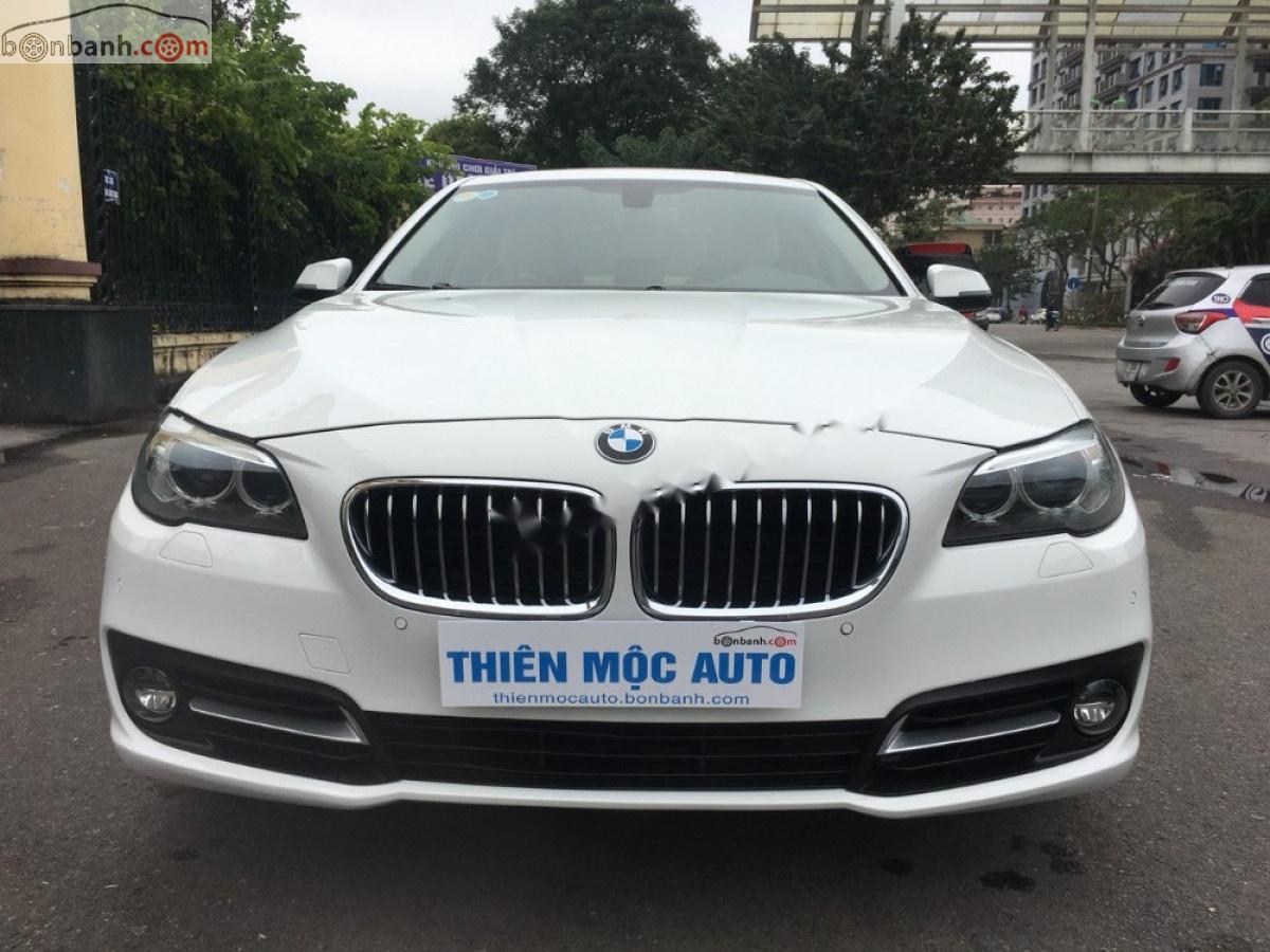 BMW 5 Series   2014 - Bán BMW 520i sản xuất 2014, màu trắng, nhập khẩu  