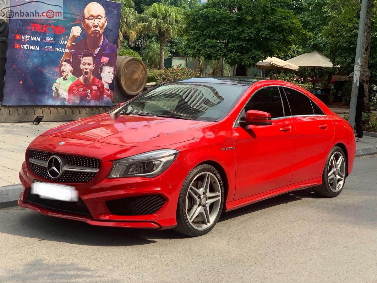 Mercedes-Benz CLA class 2014 - Cần bán lại xe Mercedes CLA250 AMG 4 MATIC 2014, màu đỏ, xe nhập