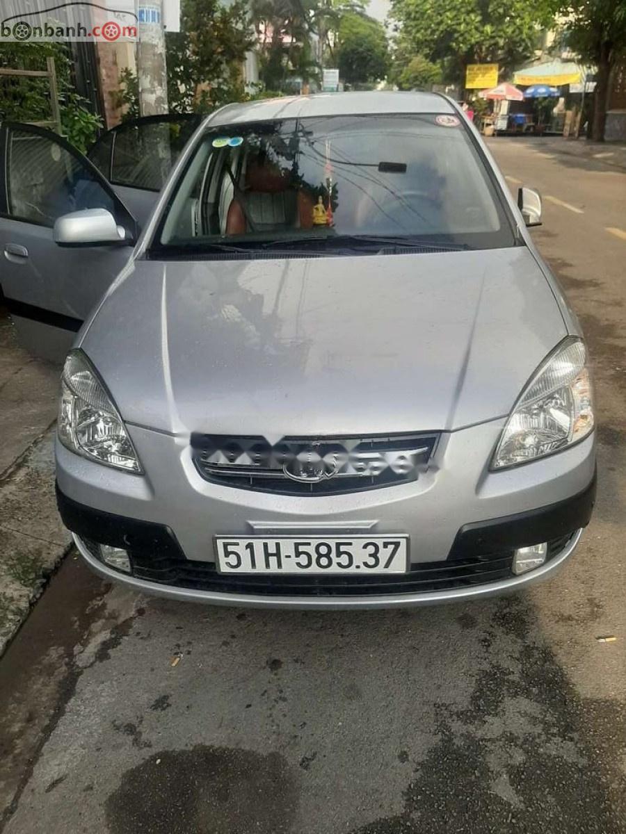 Kia Rio 2008 - Bán Kia Rio EX 1.4 MT sản xuất năm 2008, màu bạc, xe nhập, 196tr