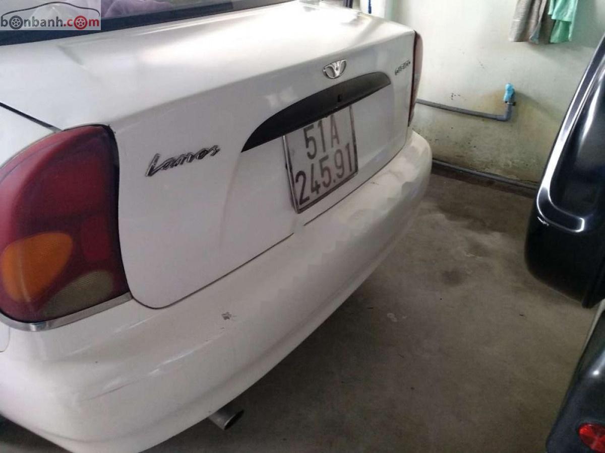 Daewoo Lanos 2003 - Bán Daewoo Lanos LS đời 2003, màu trắng, xe còn mới, giá tốt