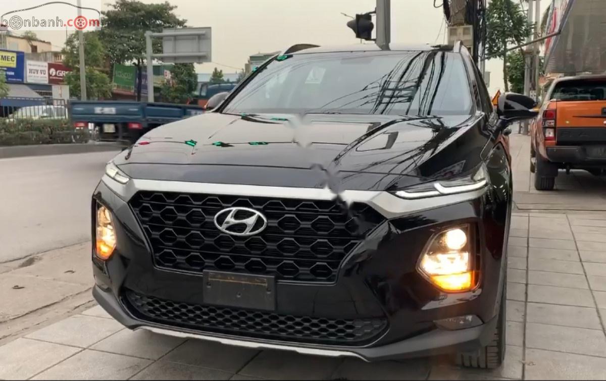 Hyundai Santa Fe   2019 - Bán xe cũ Hyundai Santa Fe 2.4 đời 2019, màu đen