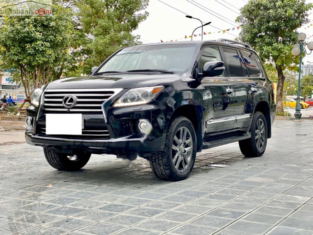 Lexus LX 570 2012 - Bán Lexus LX 570 đời 2012, màu đen, nhập khẩu