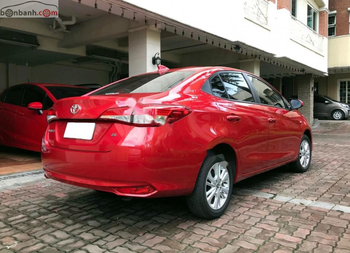 Toyota Vios   2019 - Bán Toyota Vios 1.5E CVT năm 2019, màu đỏ, xe gia đình, giá tốt