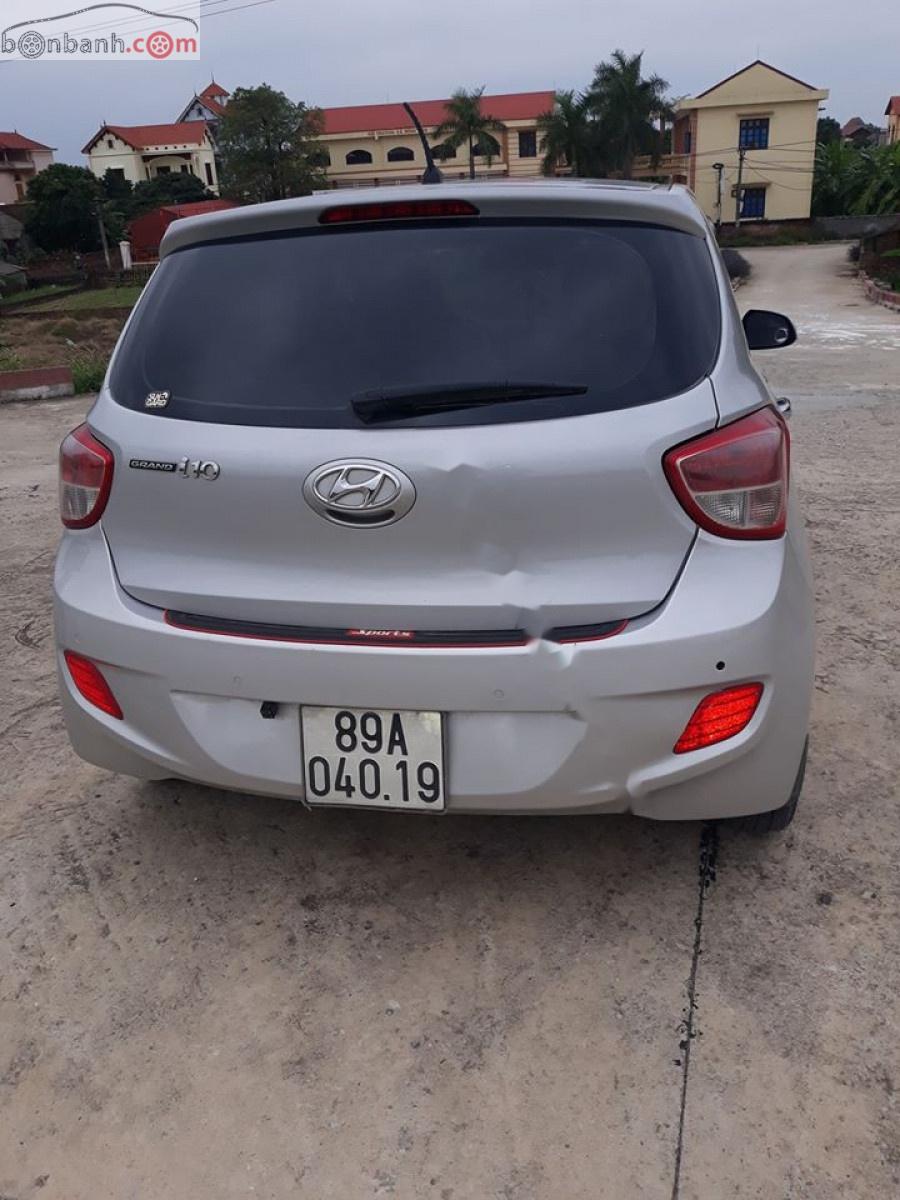 Hyundai Grand i10 2014 - Bán xe cũ Hyundai Grand i10 2014, màu bạc