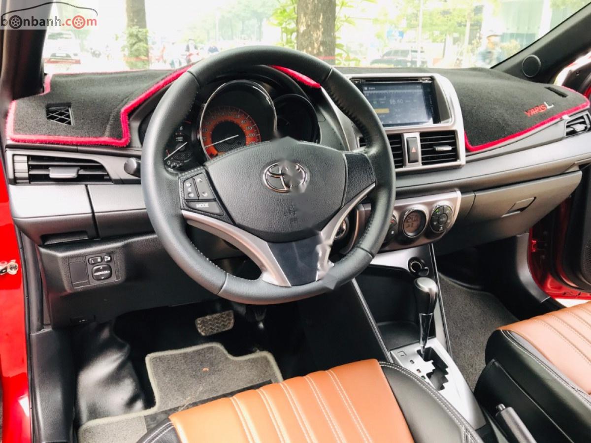 Toyota Yaris 2017 - Cần bán Toyota Yaris 1.5G năm 2017, màu đỏ, xe nhập, 610tr