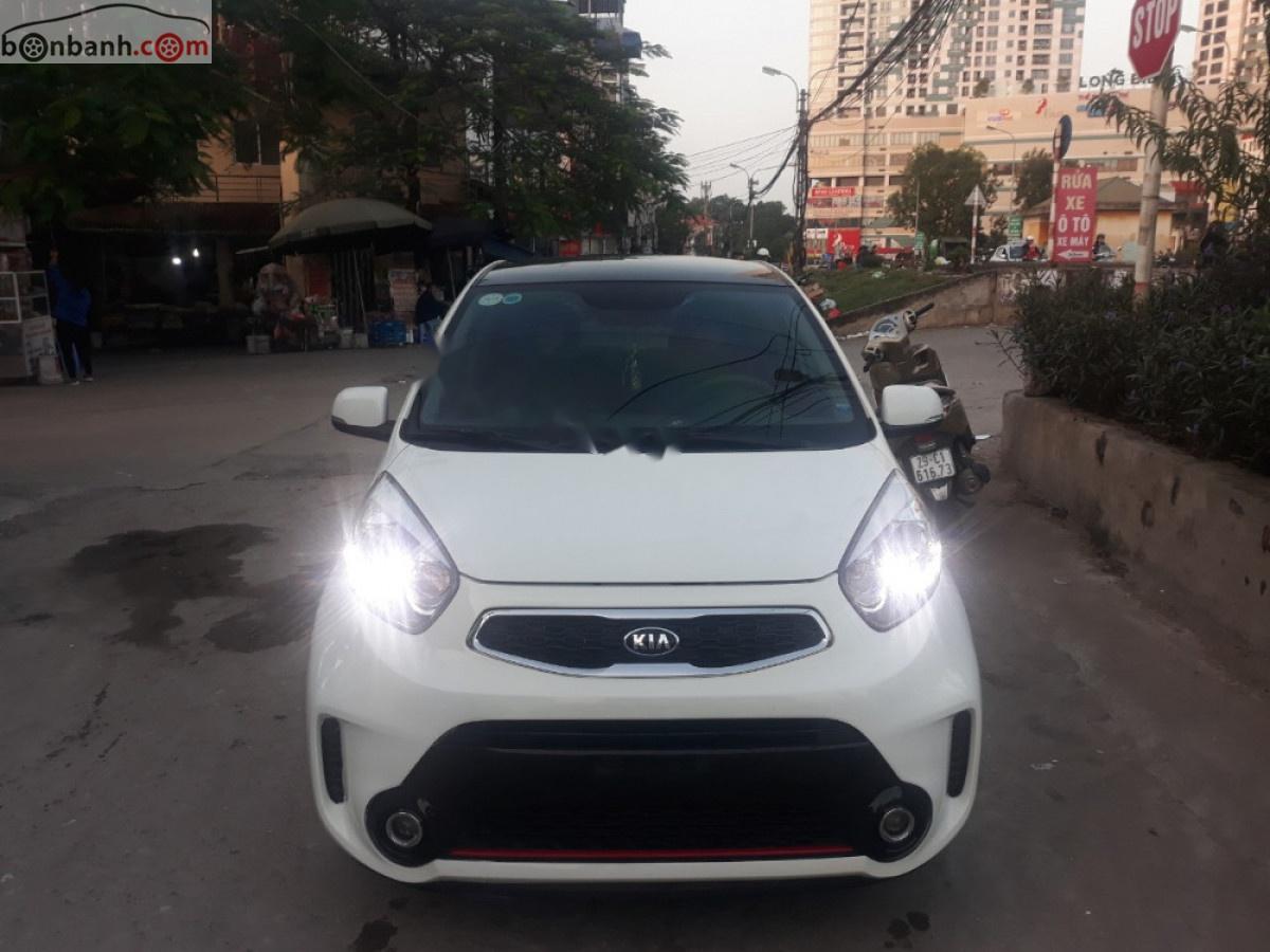 Kia Morning Si AT 2016 - Bán Kia Morning Si AT 2016, màu trắng, giá chỉ 348 triệu