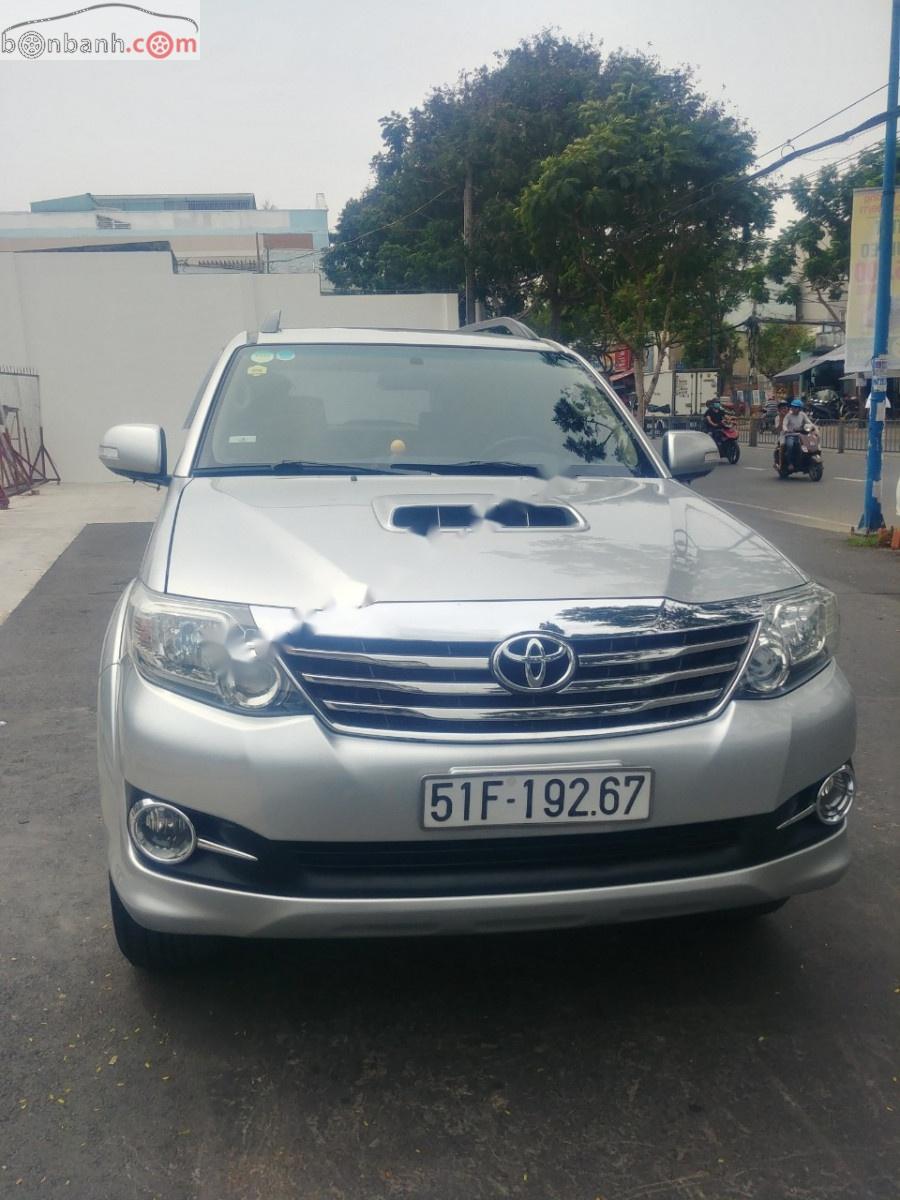 Toyota Fortuner 2.5G 2015 - Bán xe Toyota Fortuner 2.5G sản xuất năm 2015, màu bạc số sàn