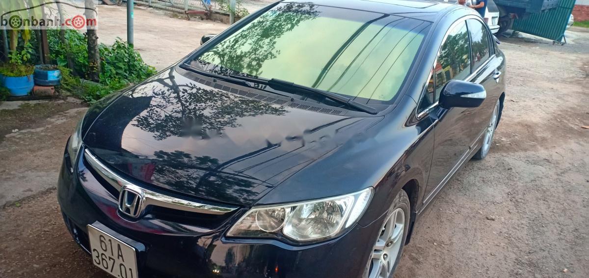 Honda Civic 2.0 AT 2006 - Cần bán Honda Civic 2.0 AT đời 2006, màu đen số tự động, 288tr