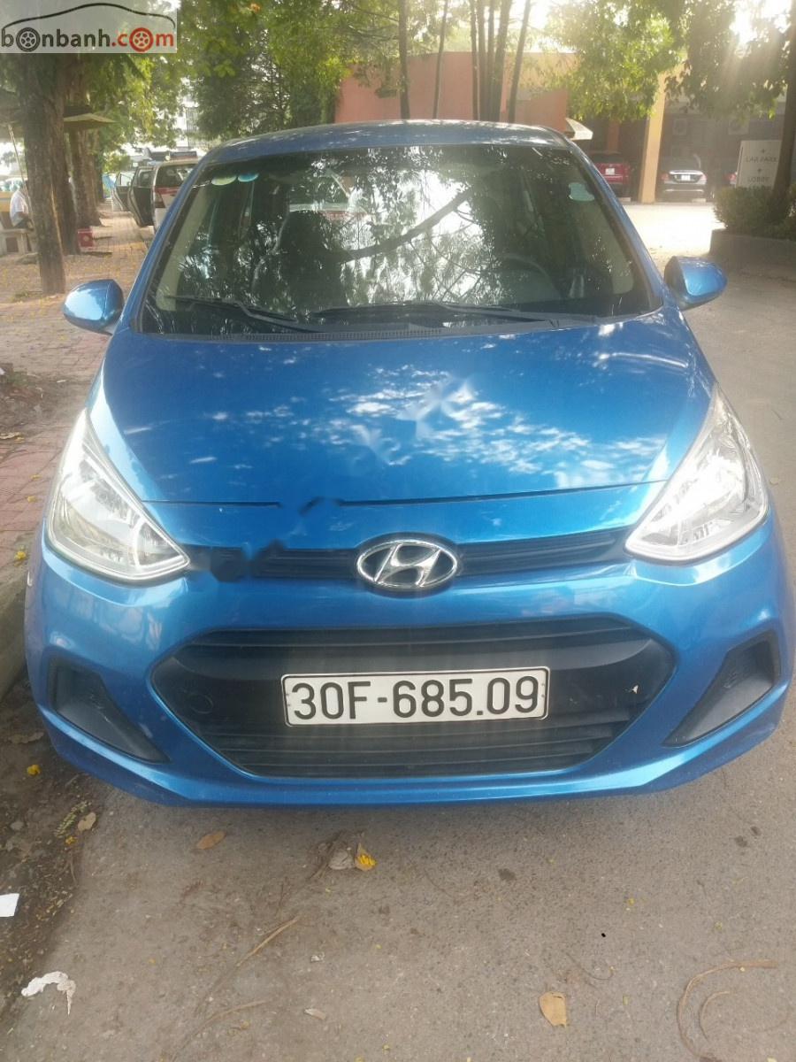 Hyundai Grand i10 2015 - Cần bán gấp Hyundai Grand i10 màu xanh lam, nhập khẩu chính hãng 243 triệu