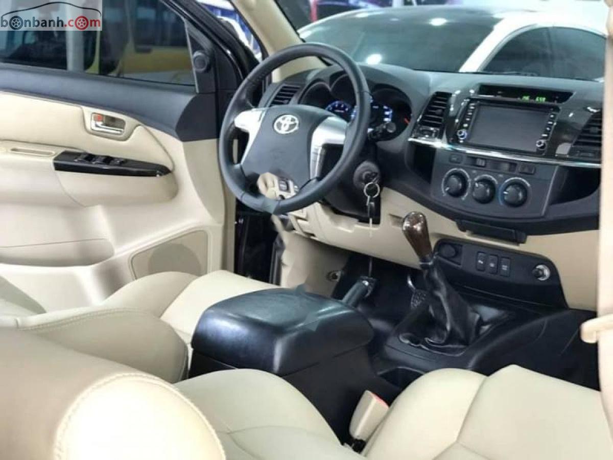 Toyota Fortuner   2014 - Bán Toyota Fortuner 2.5G năm 2014, màu đen, 735tr