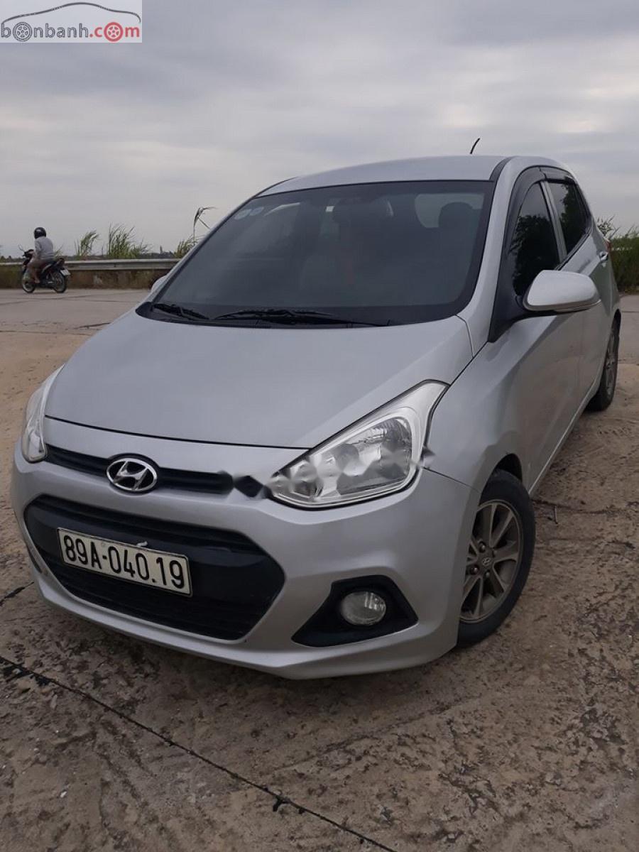 Hyundai Grand i10 2014 - Bán xe cũ Hyundai Grand i10 2014, màu bạc