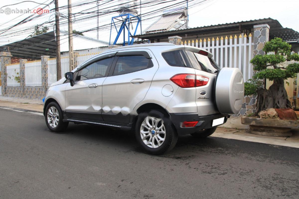 Ford EcoSport 2015 - Cần bán Ford EcoSport Titanium 1.5L AT 2015, màu bạc, giá chỉ 442 triệu