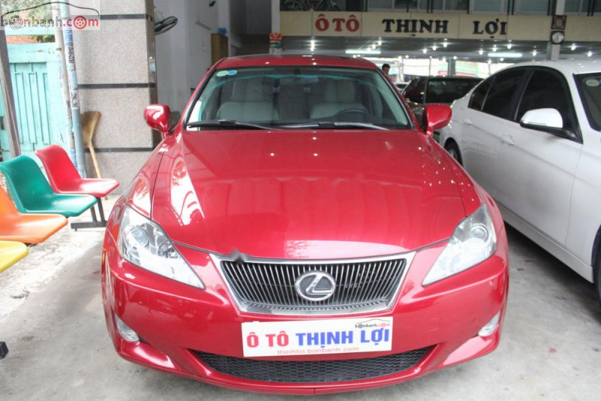 Lexus IS 2007 - Cần bán Lexus IS 250 sản xuất 2007, màu đỏ, xe nhập, giá 750tr