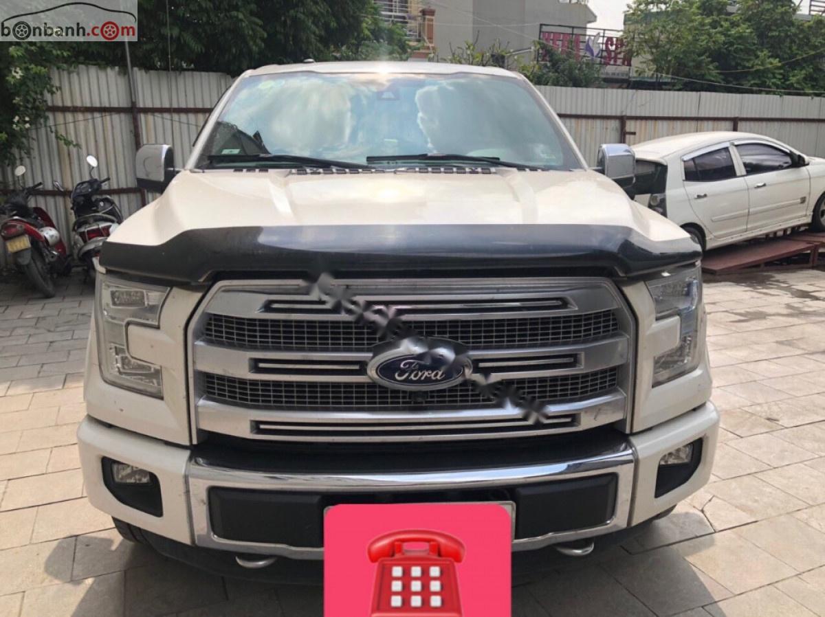 Ford F 150 Platinum 2016 - Xe Ford F 150 Platinum sản xuất 2016, màu trắng, xe nhập