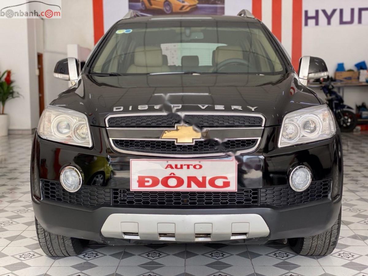 Chevrolet Captiva LT 2.4 MT 2007 - Bán Chevrolet Captiva LT 2.4 MT 2007, màu đen xe gia đình, giá chỉ 250 triệu