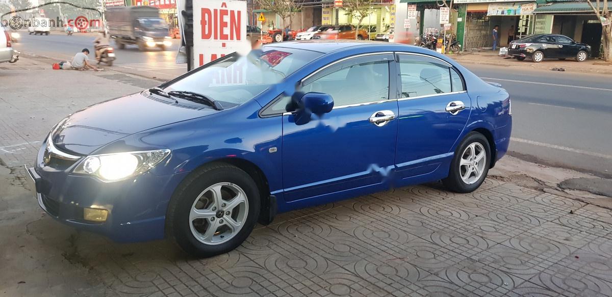 Honda Civic 2008 - Cần bán Honda Civic năm sản xuất 2008, màu xanh lam số sàn, 295 triệu