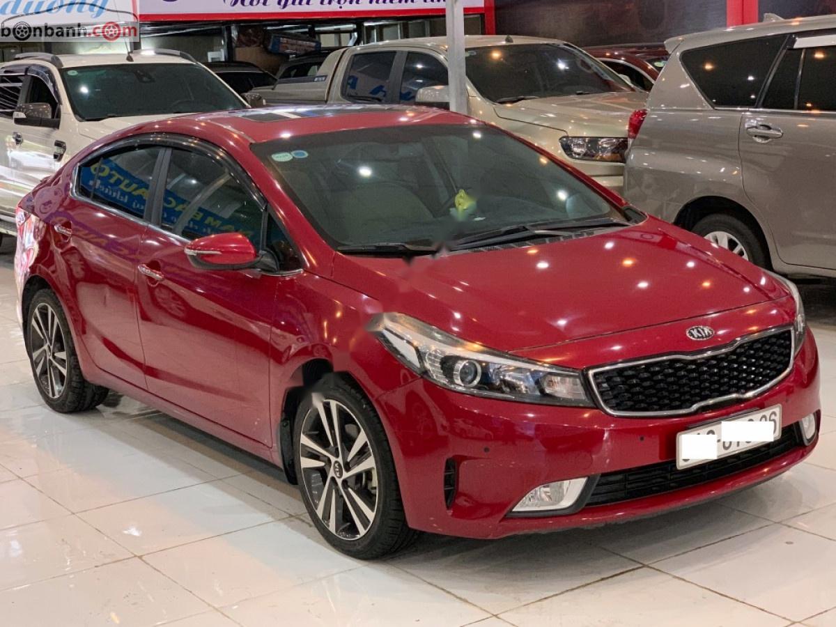 Kia Cerato 1.6 AT 2018 - Bán xe cũ Kia Cerato 1.6 AT đời 2018, màu đỏ