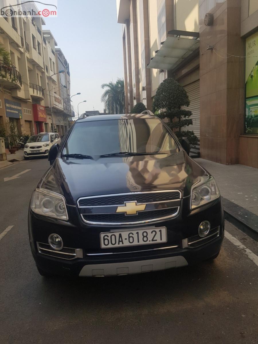 Chevrolet Captiva 2008 - Bán Chevrolet Captiva đời 2008, màu đen, nhập khẩu nguyên chiếc số sàn, giá tốt