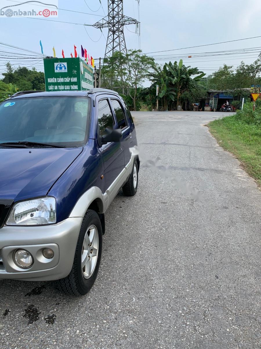 Daihatsu Terios 2003 - Bán xe Daihatsu Terios đời 2003, màu xanh lam xe nguyên bản