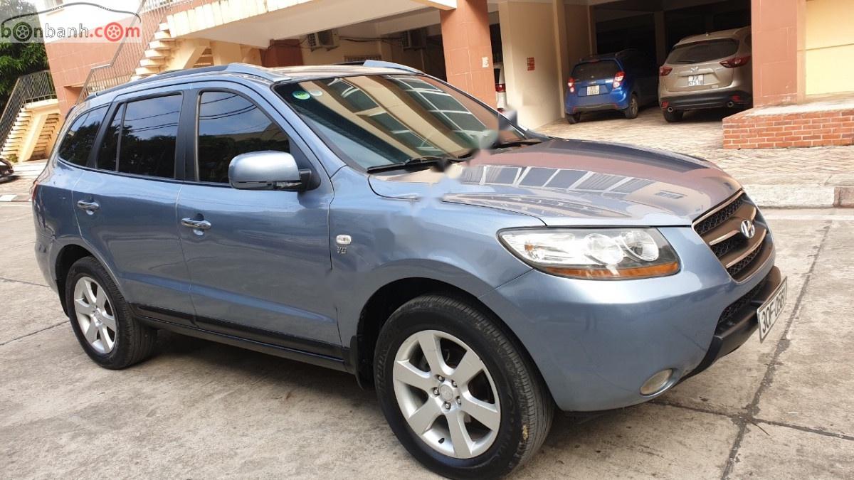 Hyundai Santa Fe MLX 2.2L 2006 - Bán xe Hyundai Santa Fe MLX 2.2L đời 2006, màu xanh lam, nhập khẩu