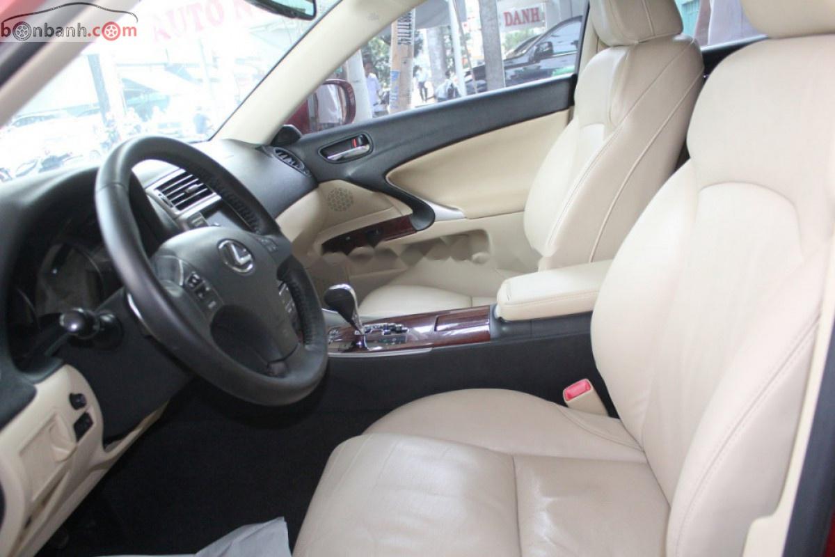 Lexus IS 2007 - Cần bán Lexus IS 250 sản xuất 2007, màu đỏ, xe nhập, giá 750tr