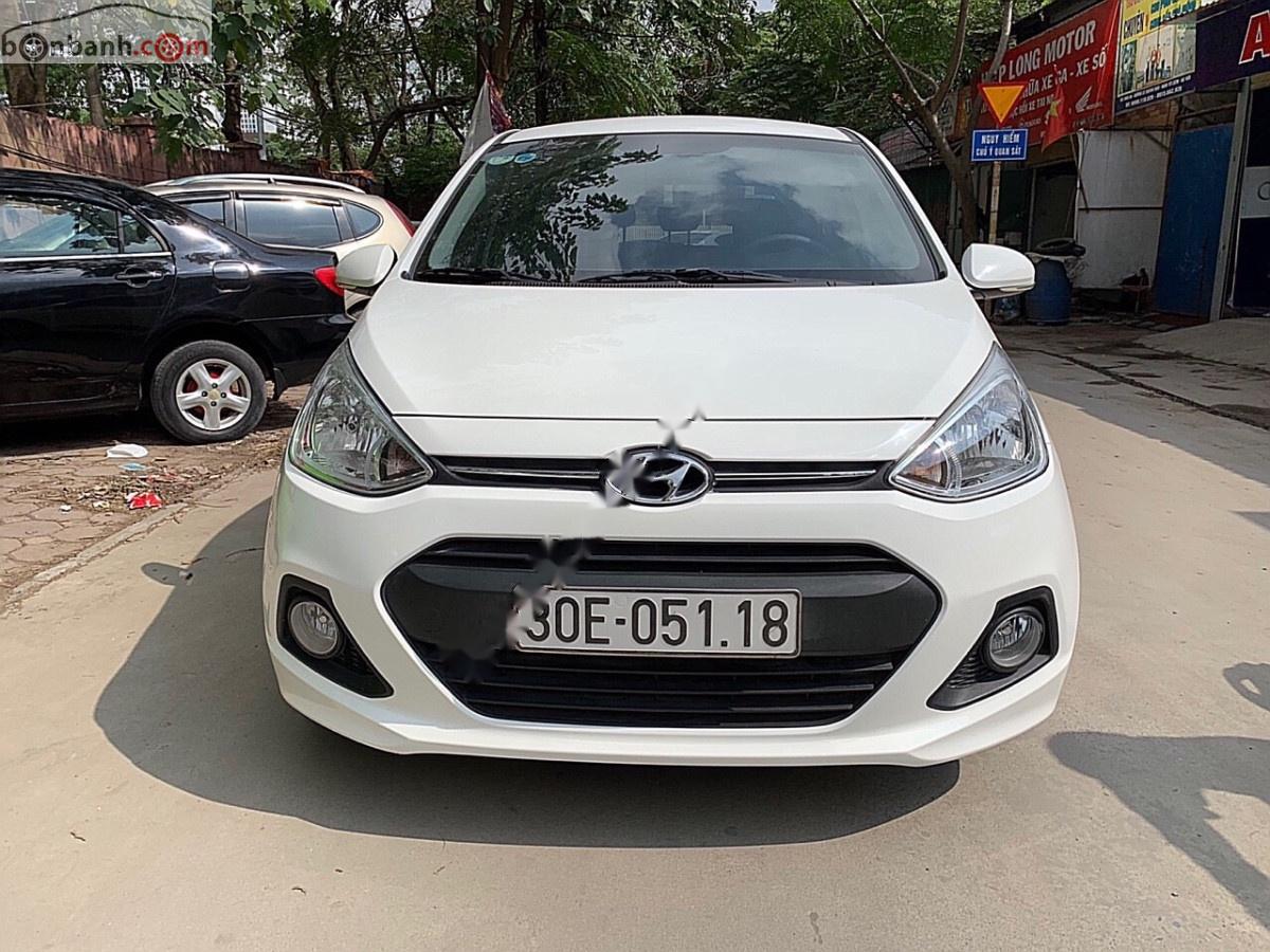 Hyundai Grand i10   2016 - Bán Hyundai Grand i10 1.2 AT năm sản xuất 2016, màu trắng, xe nhập 