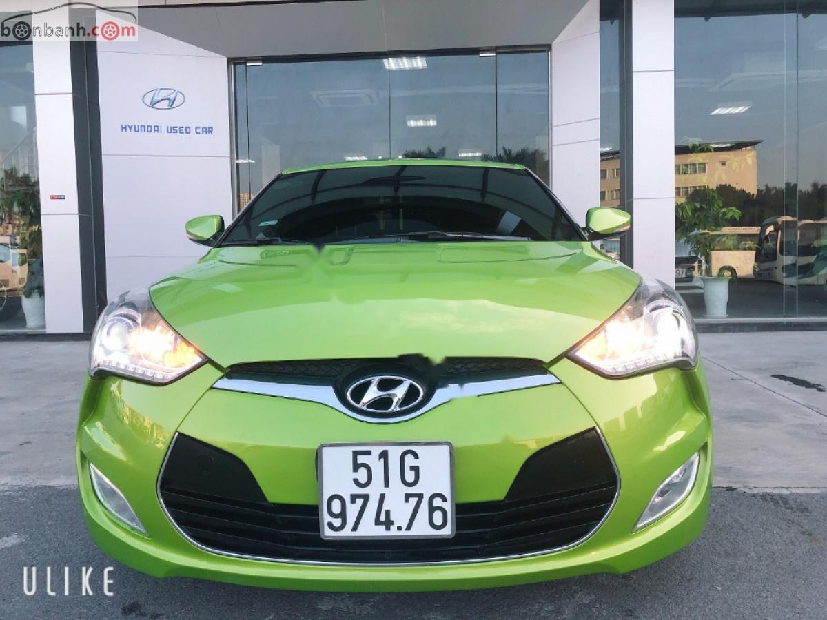 Hyundai Veloster   2012 - Bán Hyundai Veloster 1.6 AT 2012, màu xanh lam, nhập khẩu Hàn Quốc 