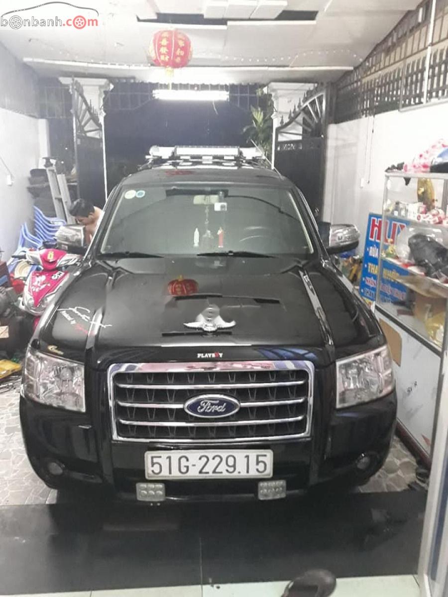 Ford Everest 2008 - Bán Ford Everest 2.5L 4x2 MT năm sản xuất 2008, màu đen, chính chủ