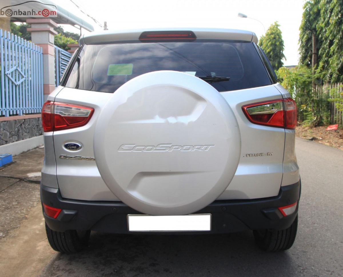 Ford EcoSport 2015 - Cần bán Ford EcoSport Titanium 1.5L AT 2015, màu bạc, giá chỉ 442 triệu